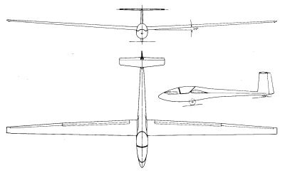 Hornet 3-view